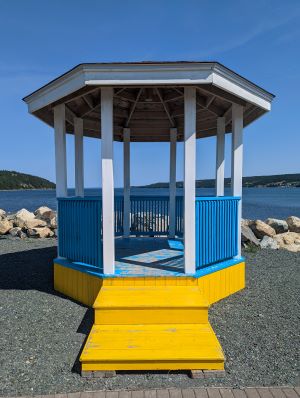 Gazebo at Clarke's Beach Newfoundland